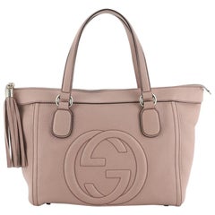 Gucci Soho Zip Tote Leather Small