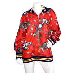 Gucci Space Animals Red Zip-Up Track Jacket
