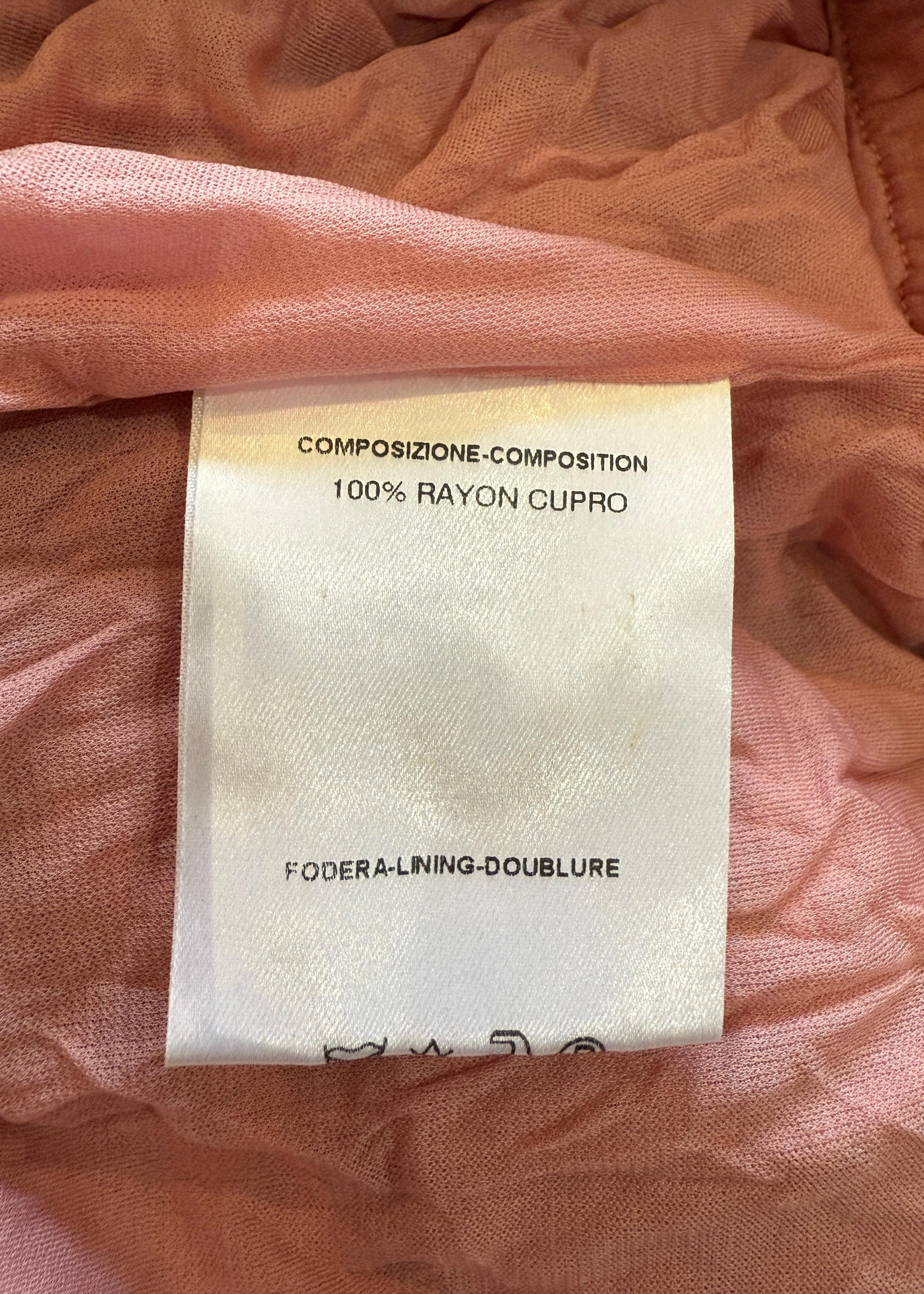 Gucci Primavera 2000 Pasarela Rosa Pantalones Adornados con Cristales Swarovski en venta 7
