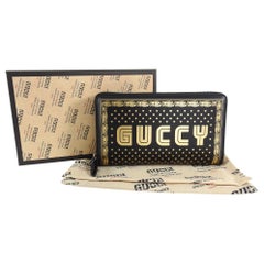 Gucci Spring 2018 Guccy Moon and Stars Zip Around Wallet