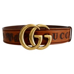 Gucci Spring/Summer 2018 Logo Leather Belt