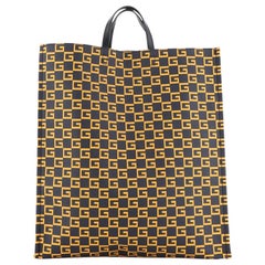 Gucci Square G Open Tote Printed Coated Canvas Large