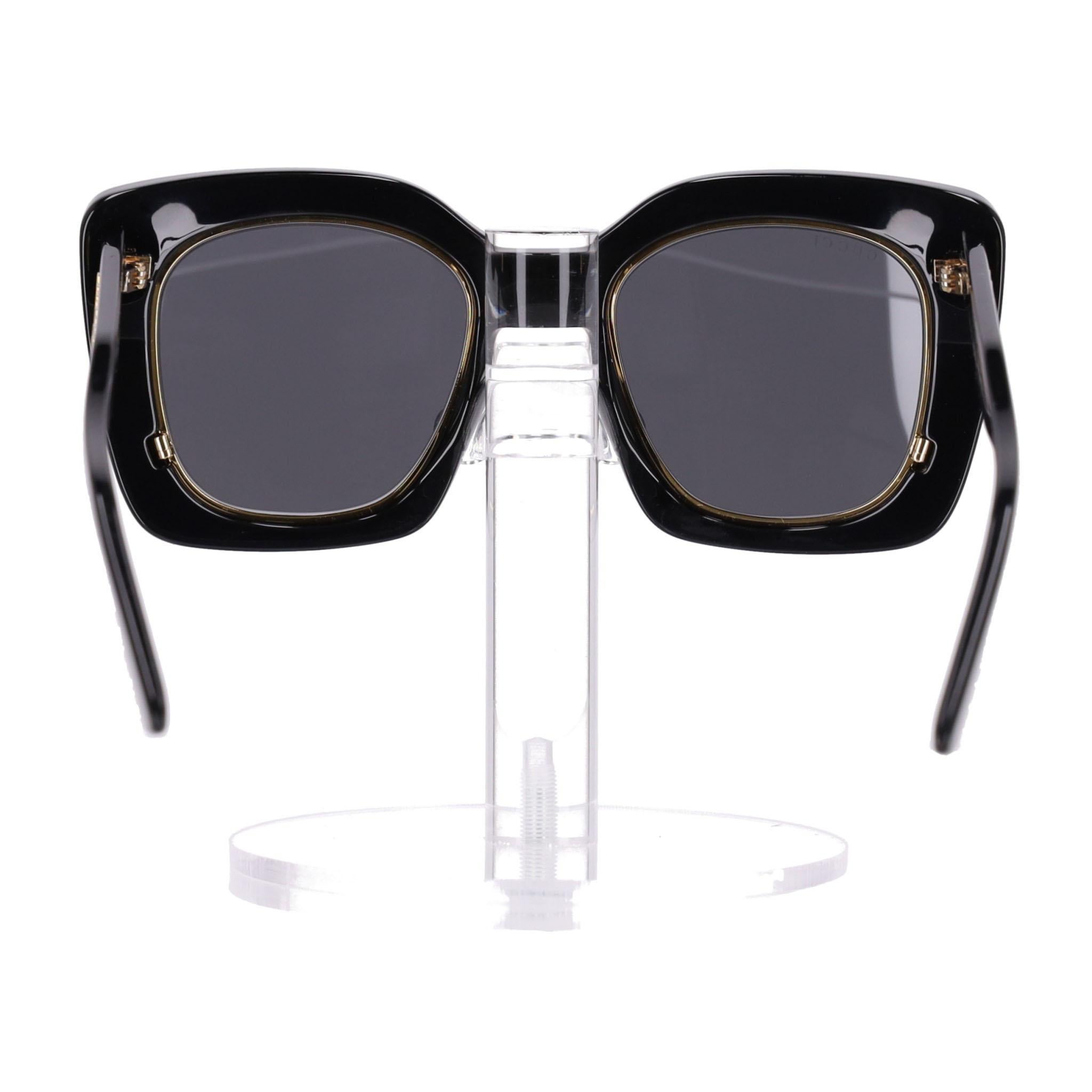 Lunettes de soleil carrées Gucci Excellent état - En vente à London, GB