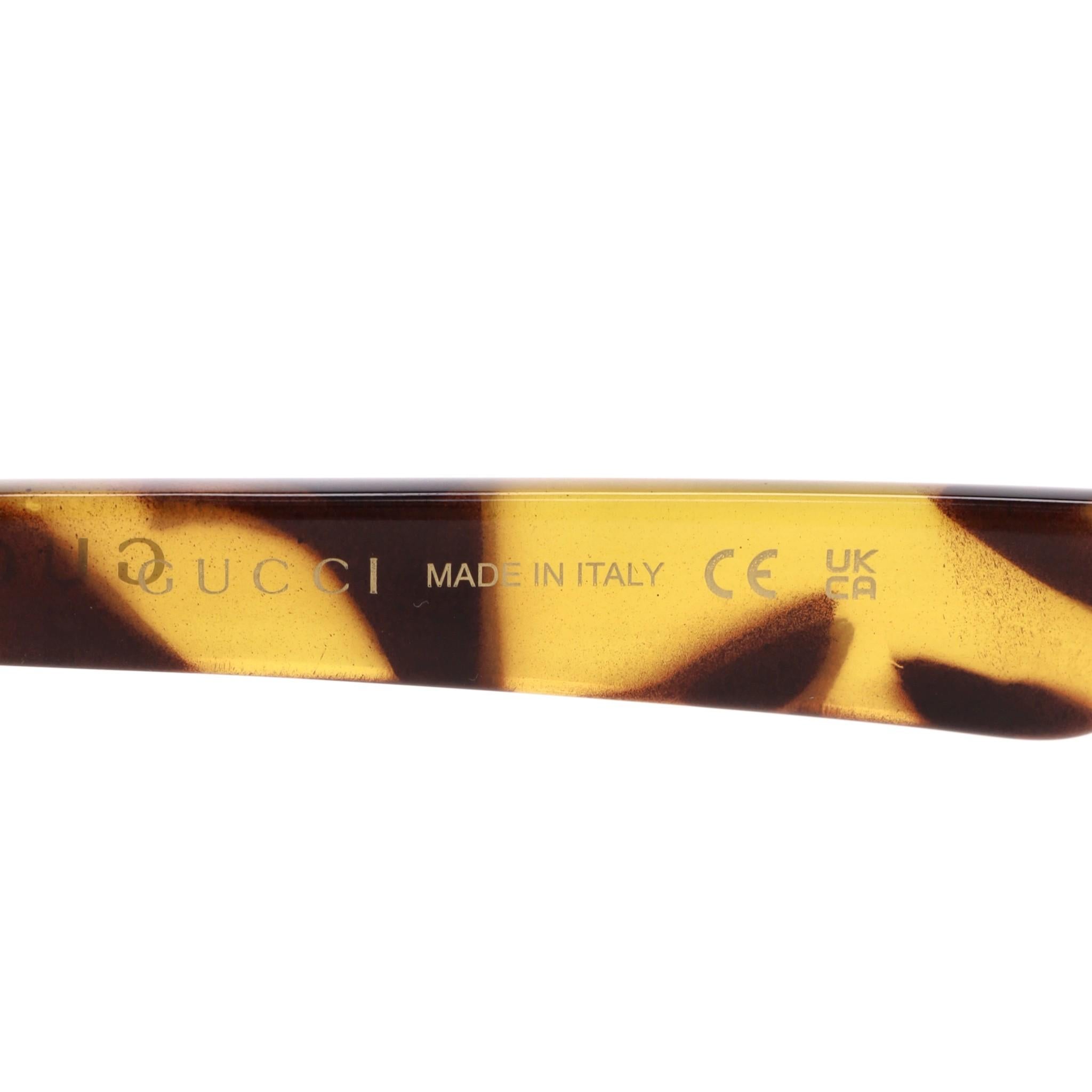 Gucci Square Tortoise Sunglasses 2