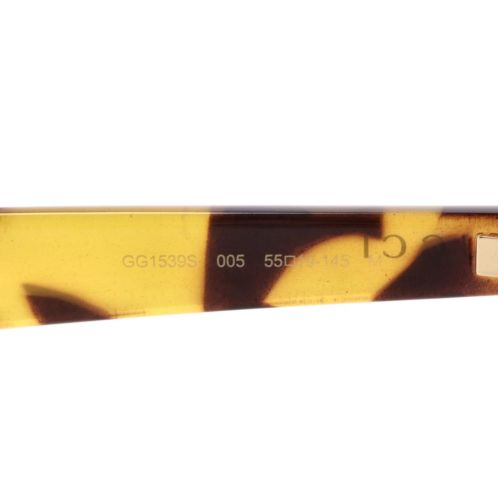 Gucci Square Tortoise Sunglasses 3