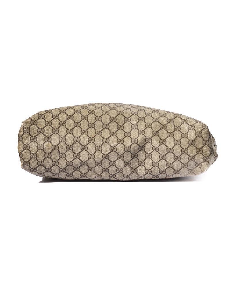 Gucci Square Vintage Large GG Supreme Marrone Borsa a spalla For Sale 4