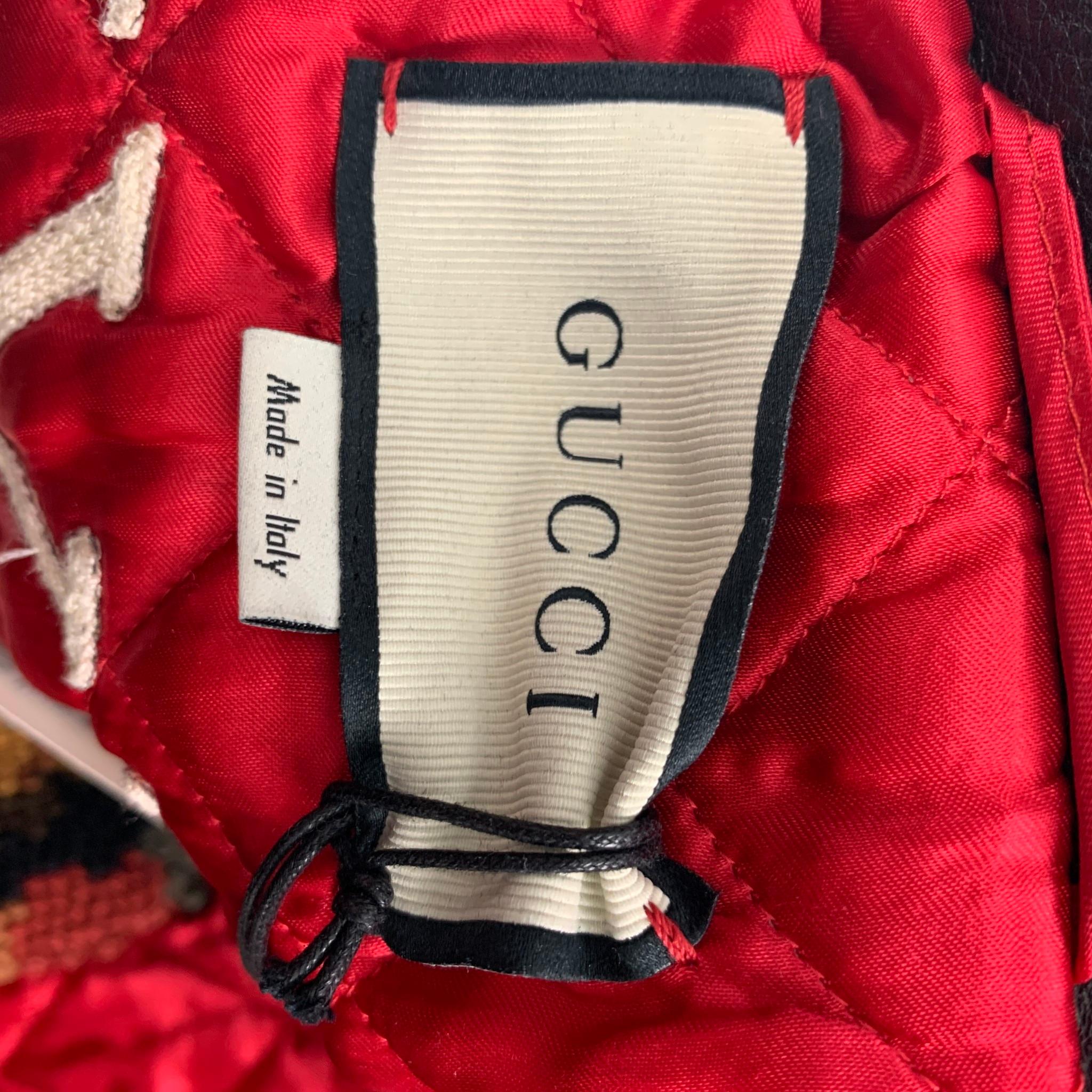 GUCCI SS 17 Size M Black Distressed Leather Studded Biker Jacket 4