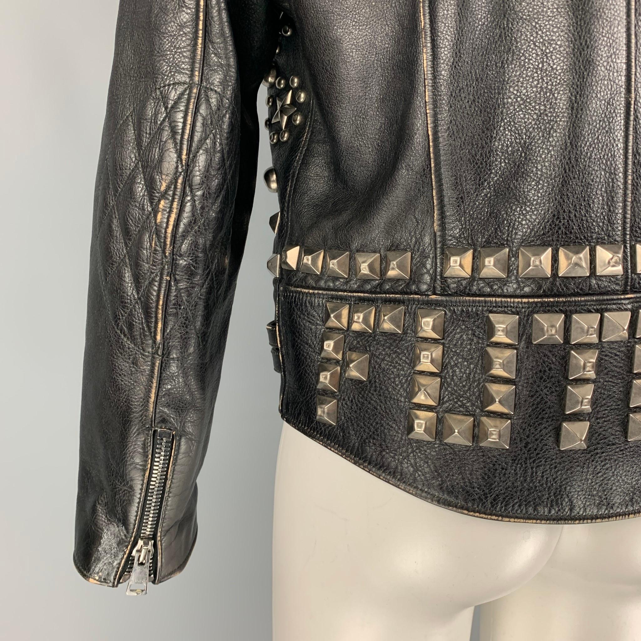 supreme studded leather jacket