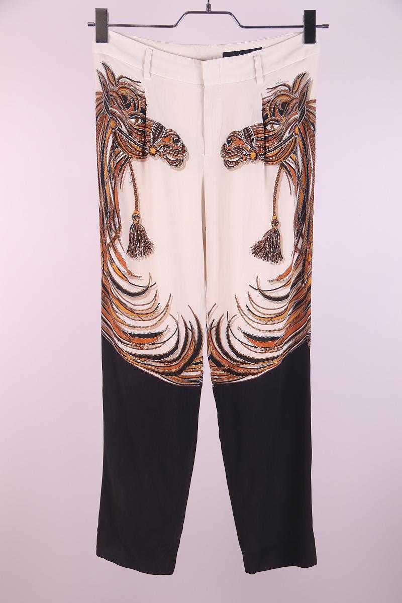Beige Gucci SS 2012 Silk Trousers Runway For Sale