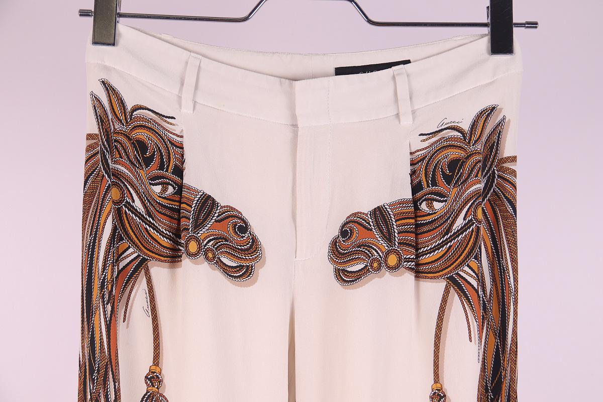 Women's Gucci SS 2012 Silk Trousers Runway For Sale