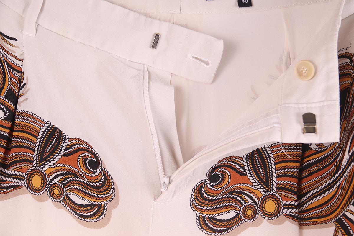 Gucci SS 2012 Silk Trousers Runway For Sale 3