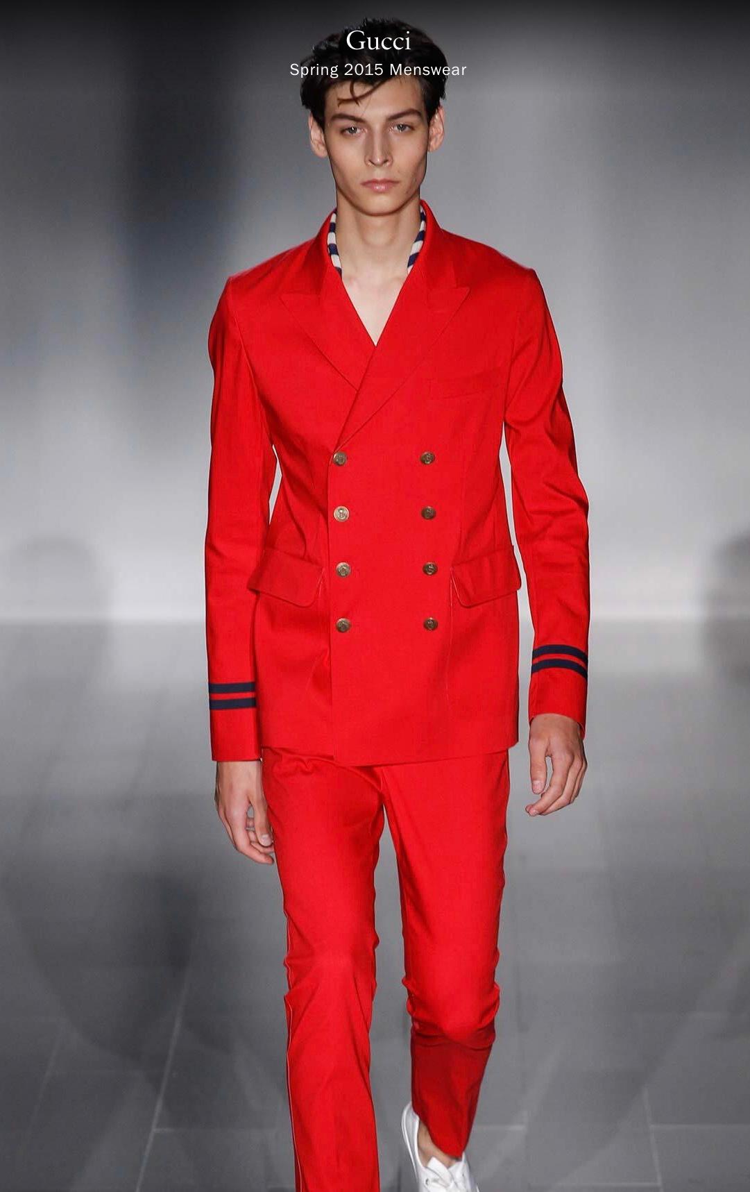 Women's or Men's Gucci SS 2015 sartorial jacket For Sale