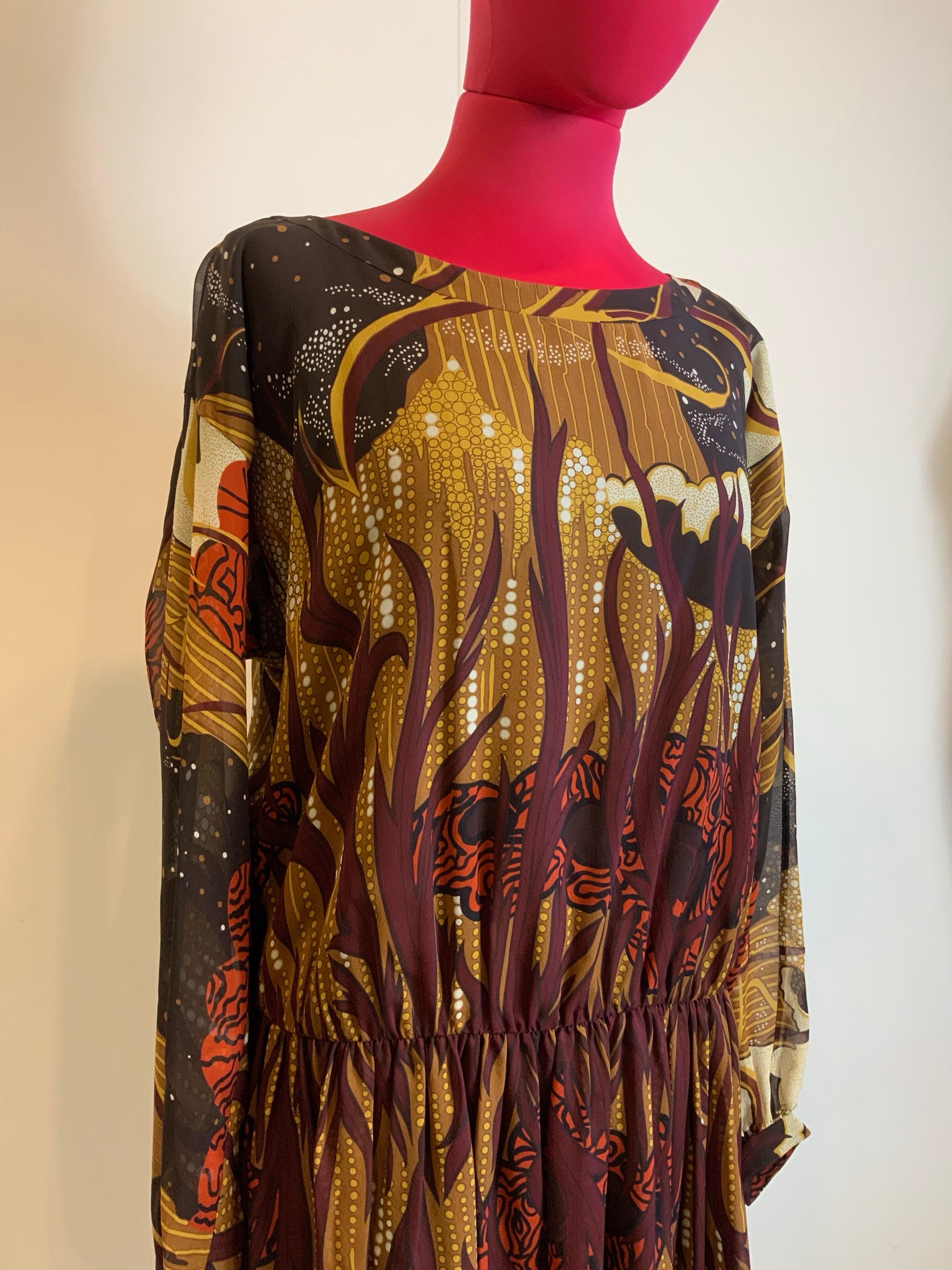Gucci SS 2015 silk Dress For Sale 1