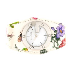 Gucci Stainless Steel Diamond Floral Special Edition 2005