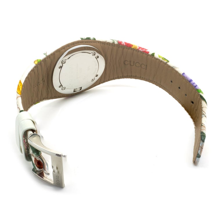 Gucci Stainless Steel Diamond Floral Special Edition 2005 at  display picture 1