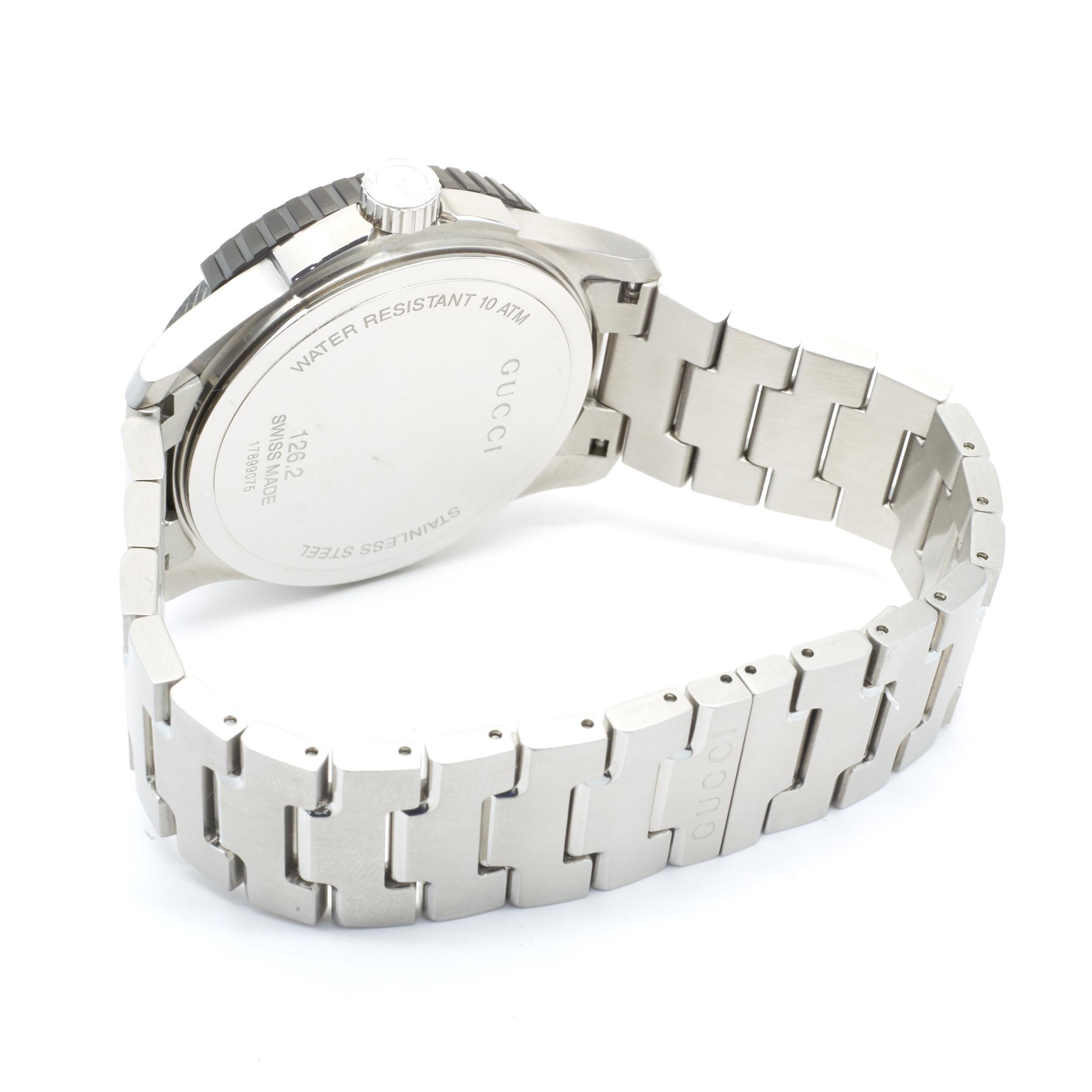 Gucci Stainless Steel Dive In Excellent Condition In Scottsdale, AZ