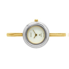 Gucci Stainless Steel Interchangeable Bezel Ladies Watch