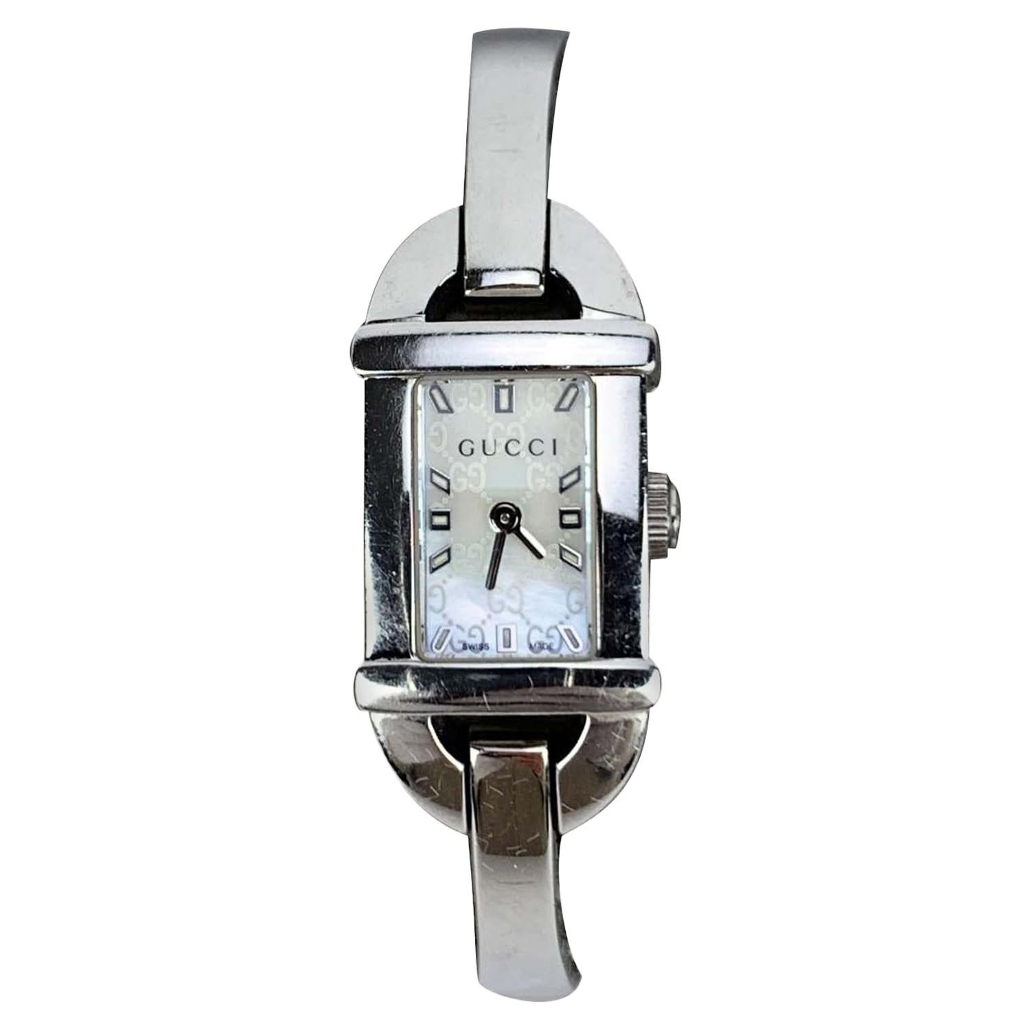 Gucci Stainless Steel Ladies Mod 6800 L Wrist Watch Quartz