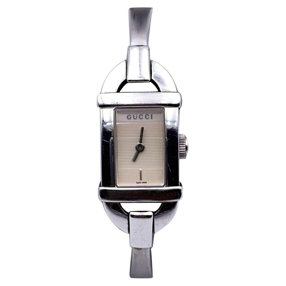 Gucci Stainless Steel Ladies Wrist Watch Mod 6800 L Quartz