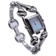 Gucci Stainless Steel Mod 116.5 Signoria Horsebit Wrist Watch