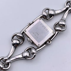Gucci Stainless Steel Mod Signoria 116.5  Horsebit Wrist Watch
