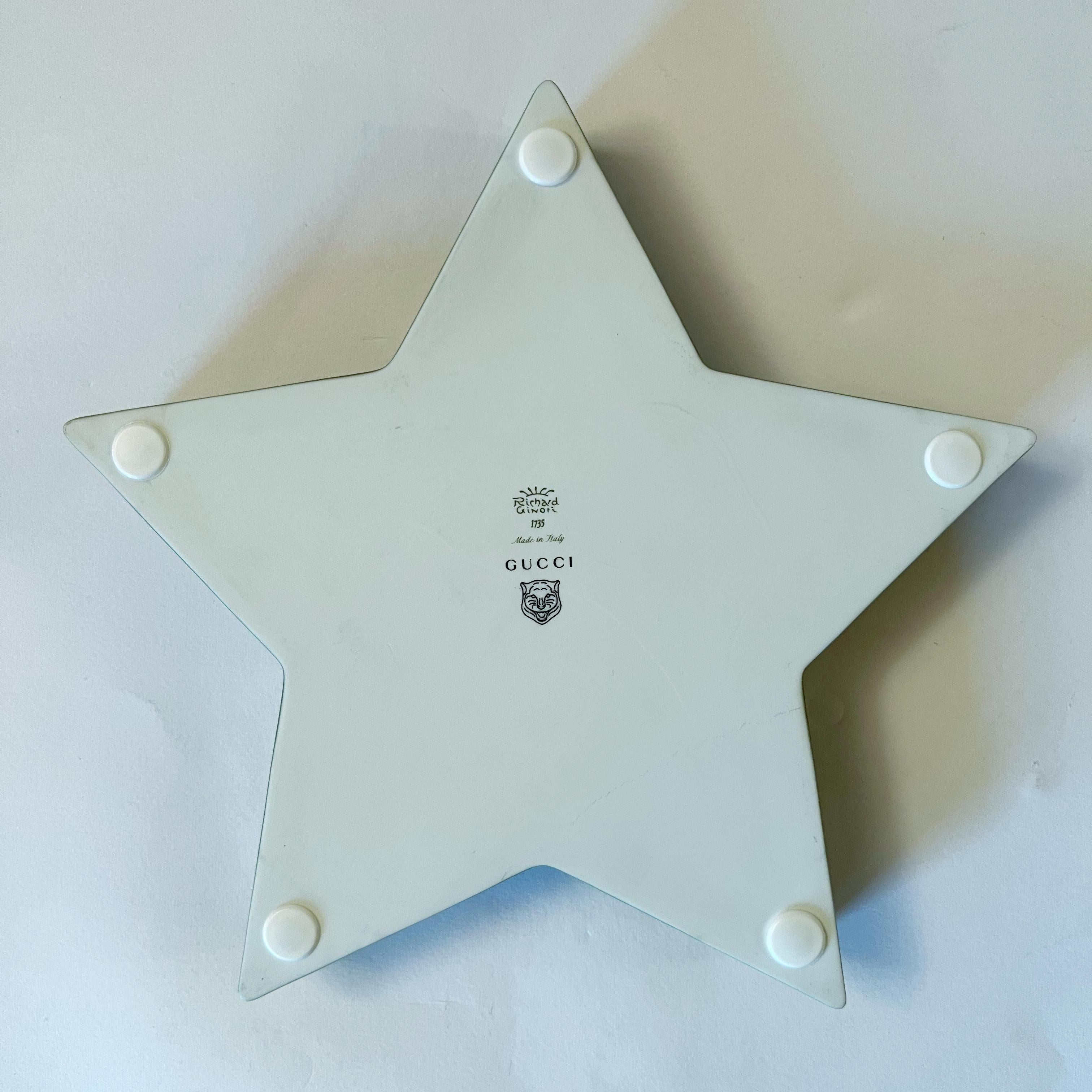 GUCCI Star Vide Poche oder Change Tablett von Richard Ginori, GUCCI im Angebot 4