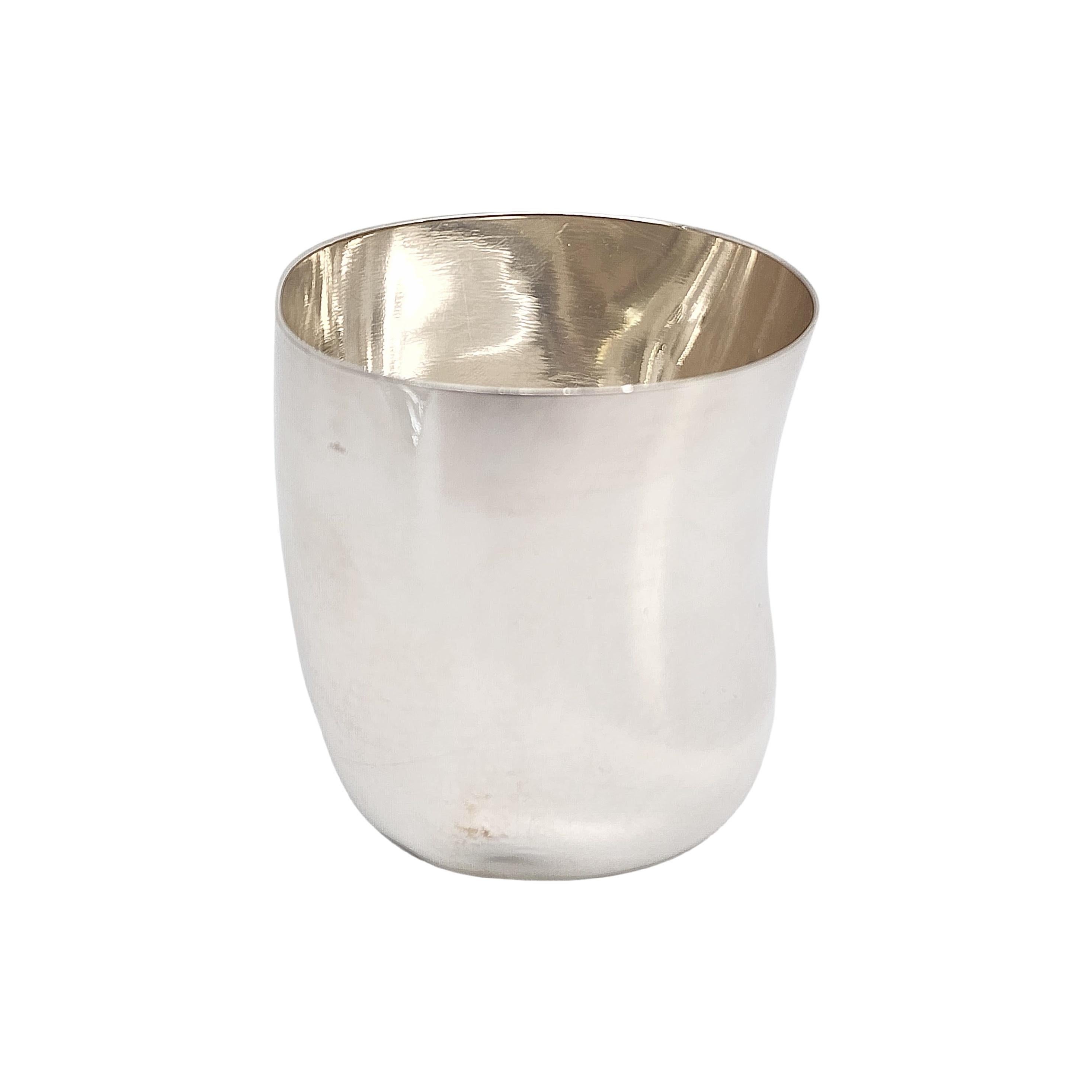 Gucci Sterling Silver Baby Cup (A) In Good Condition For Sale In Washington Depot, CT
