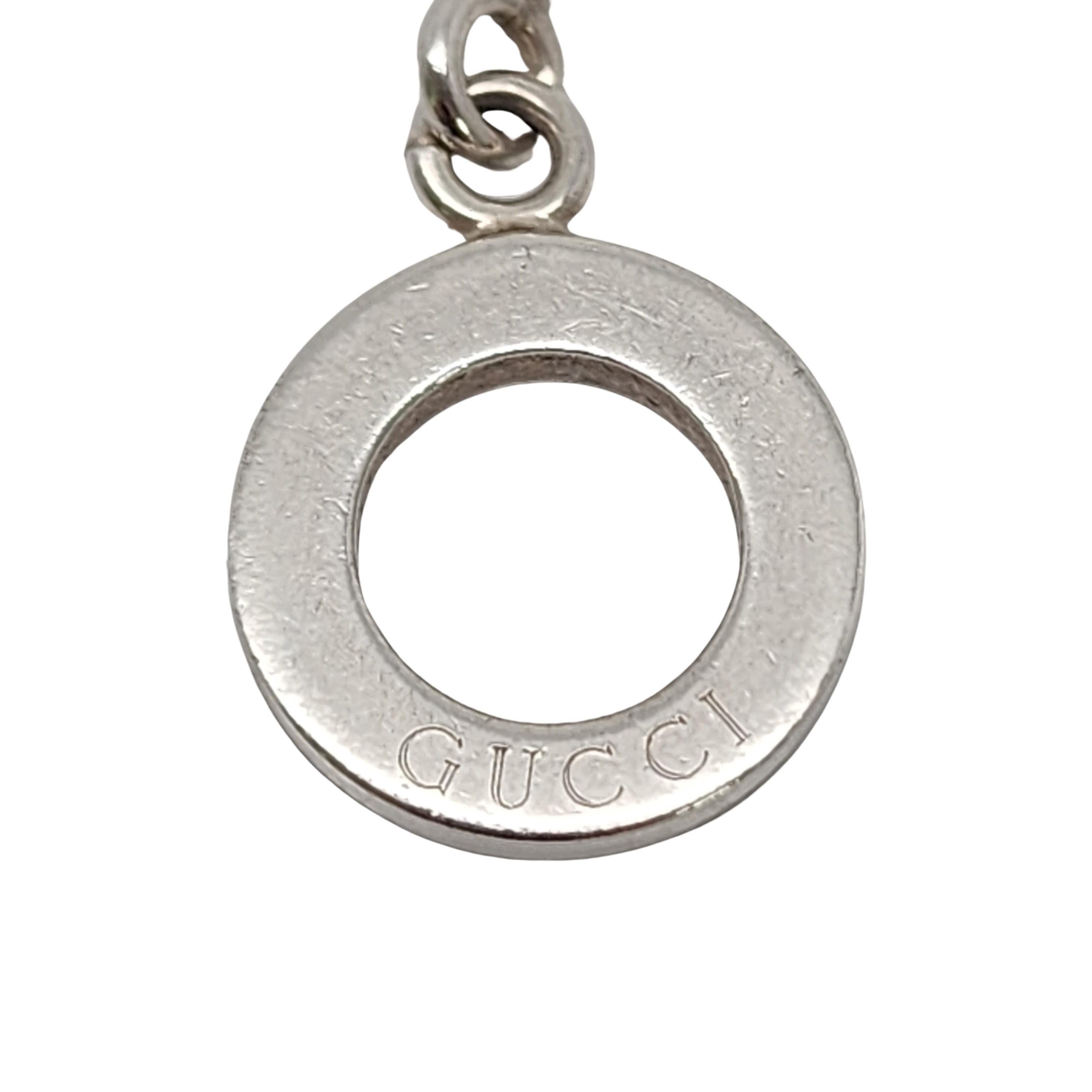 Gucci Sterlingsilber Kugelkette Toggle-Armband #15368 Damen