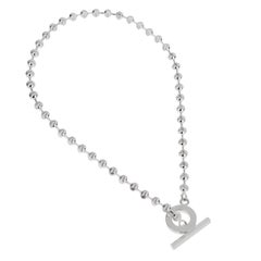 Gucci - Collana in argento con perline e boule con taglio a diamante - Taglia S - 14