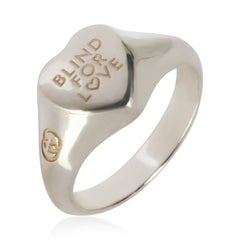 Gucci Sterling Silver Blind For Love Ring