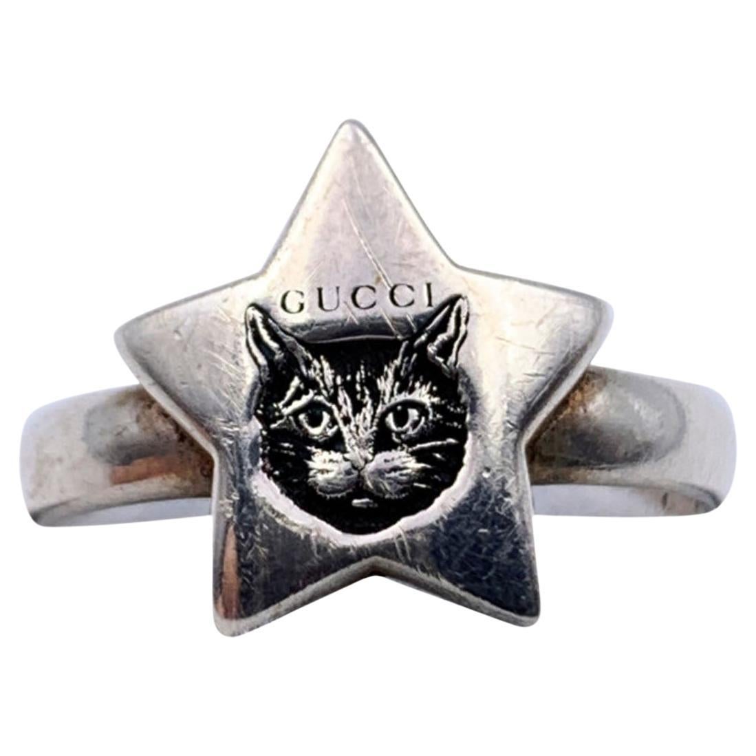Gucci blind for on sale love cat ring