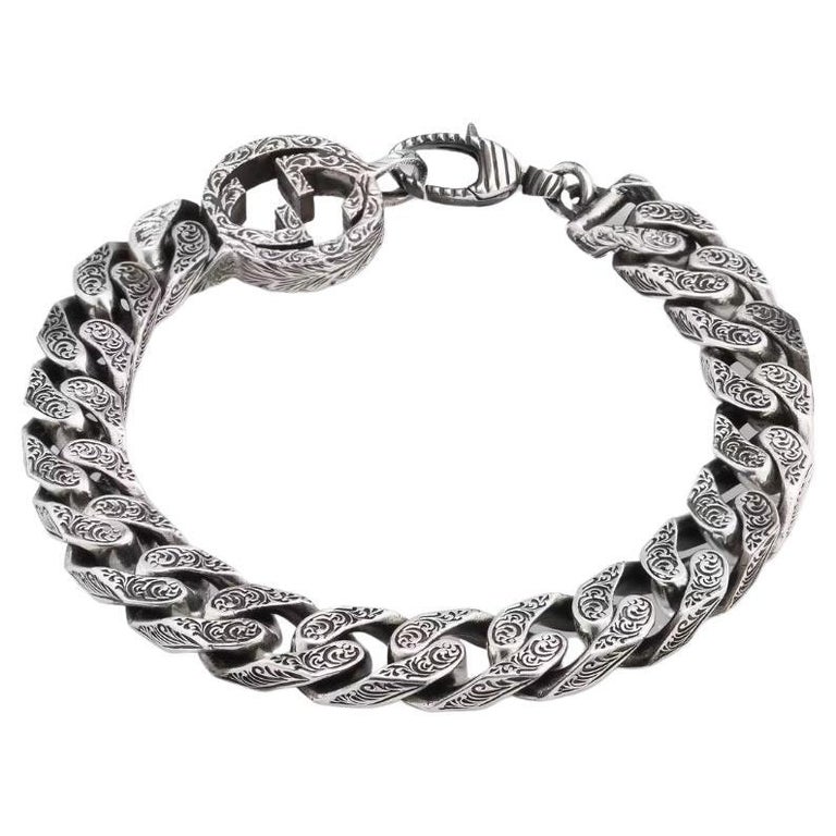 Gucci Sterling Ghost Chain Bracelet - Metallic - Bracelets