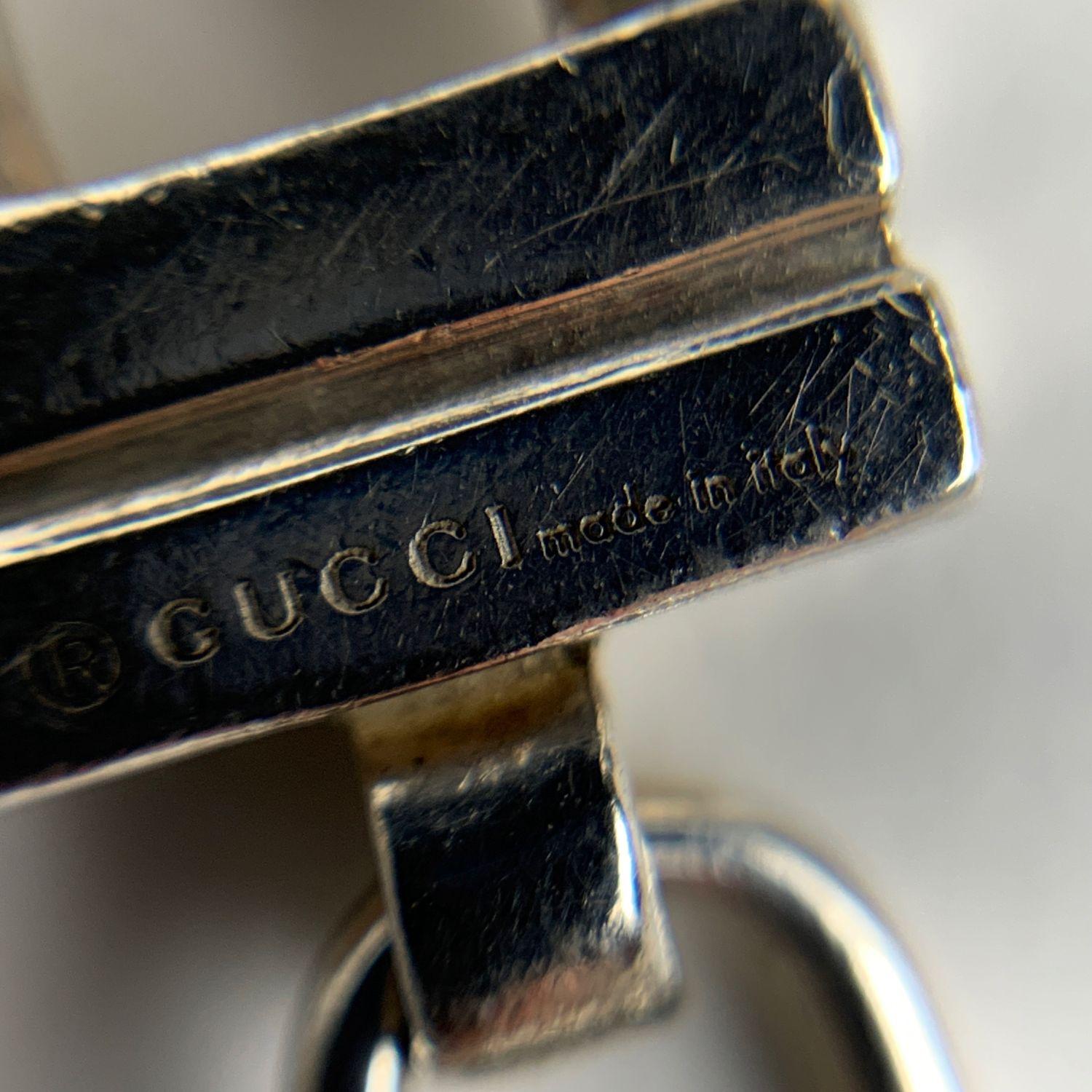 Gucci Sterling Silver Chain Unisex Bracelet 1