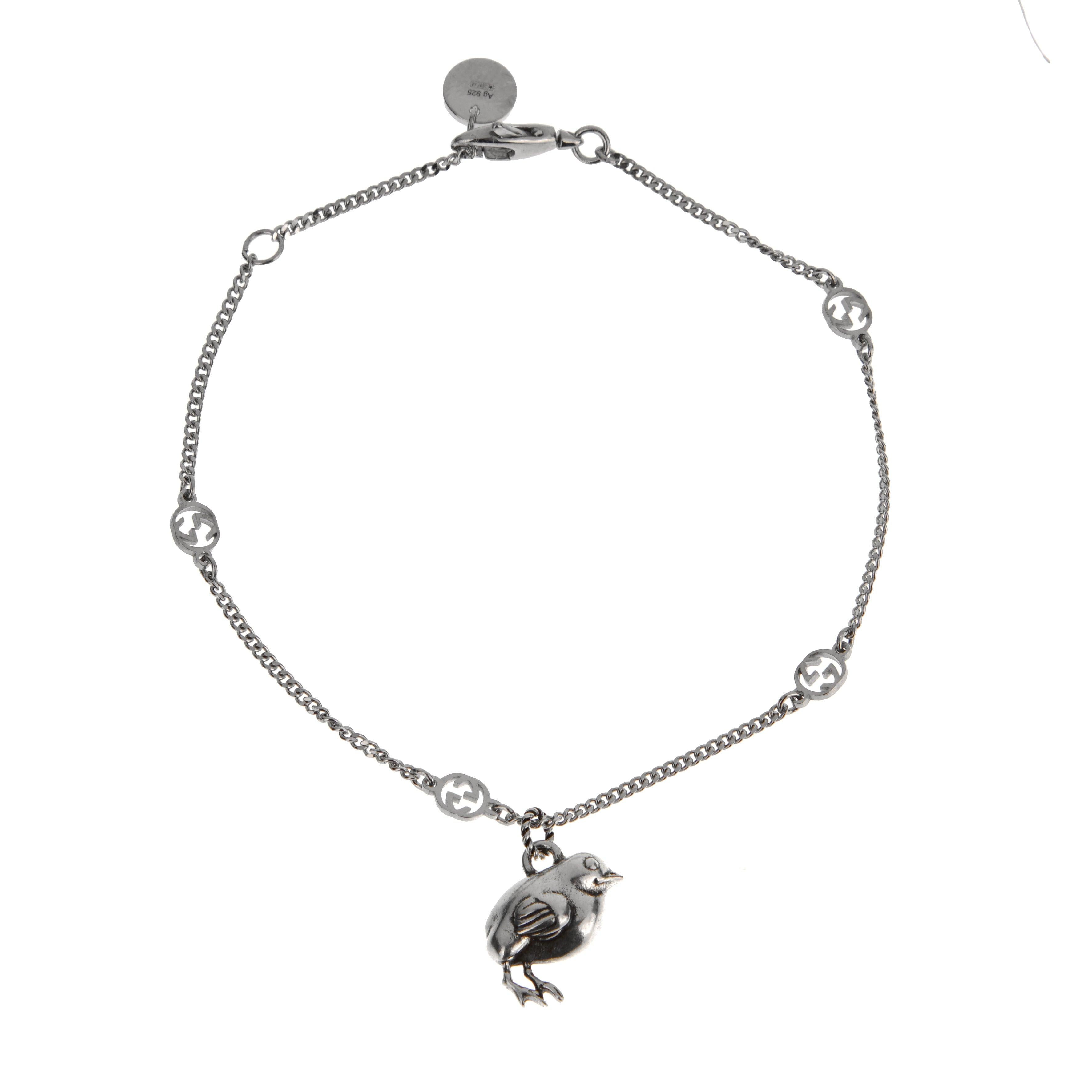 Bracciale Charm Chick in argento Sterling di Gucci - 7 1/2"
