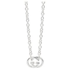Used Gucci Sterling Silver GG Necklace