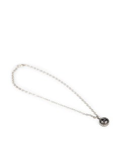Gucci Sterling Silver Interlocking GG Necklace