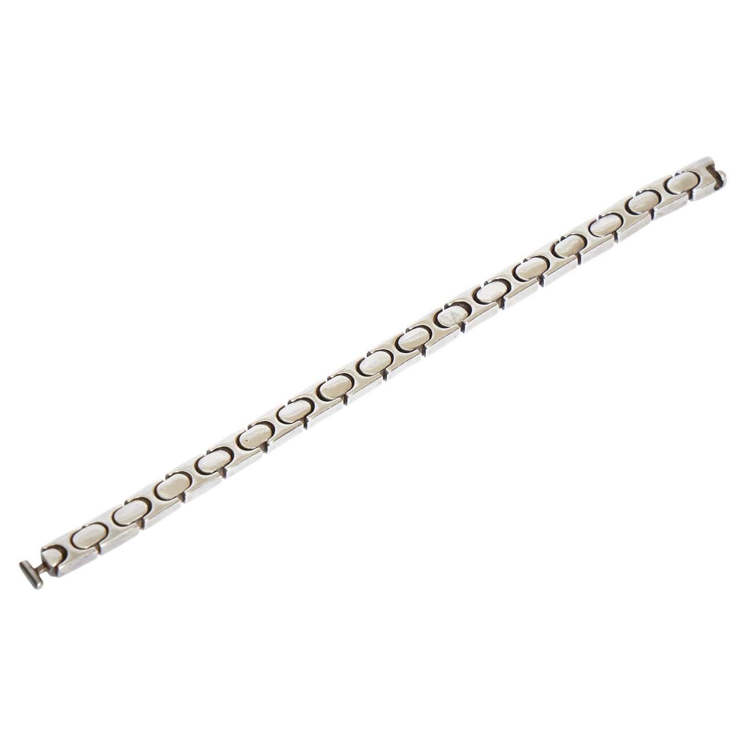 Gucci Sterling Silver Link Bracelet