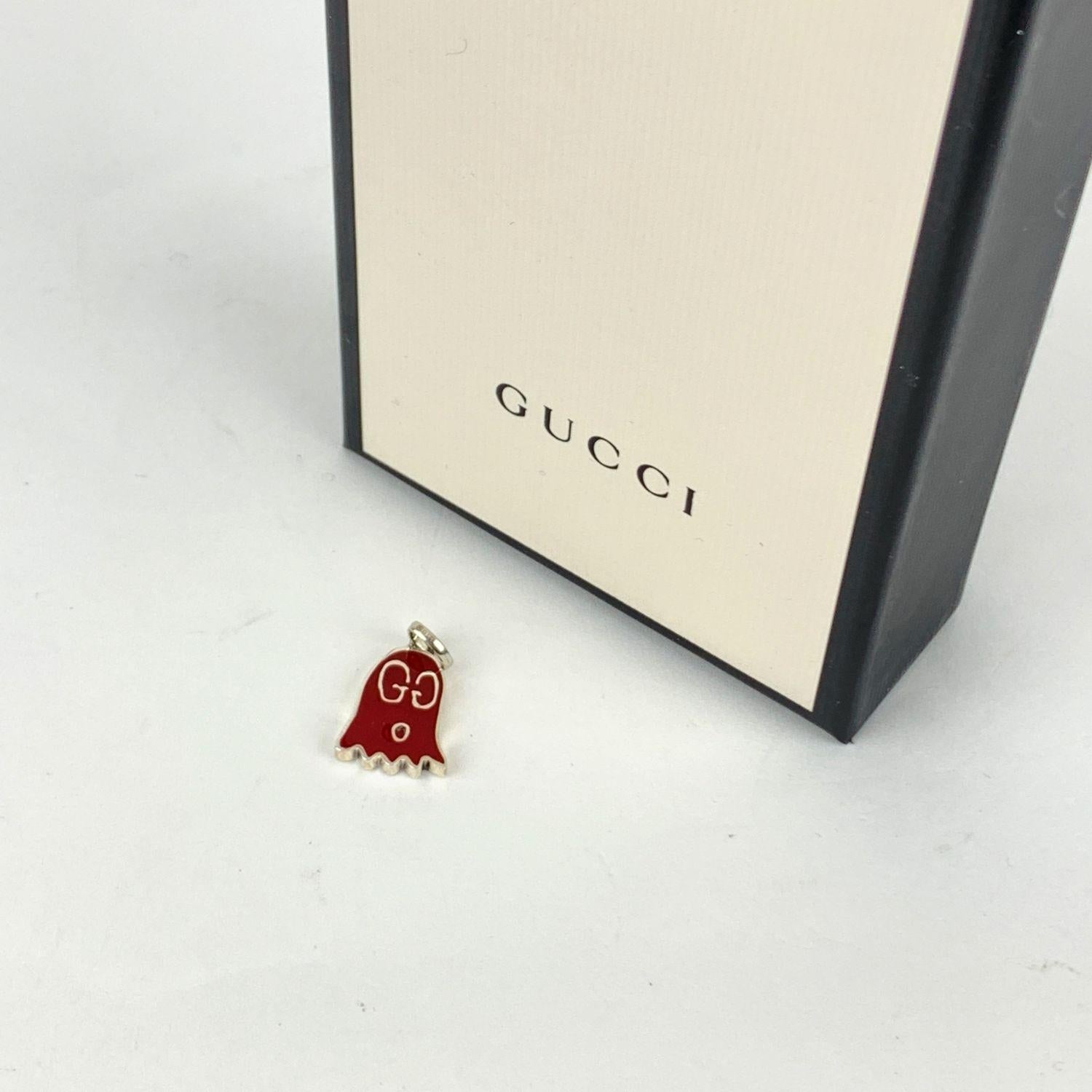 gucci ghost heart necklace