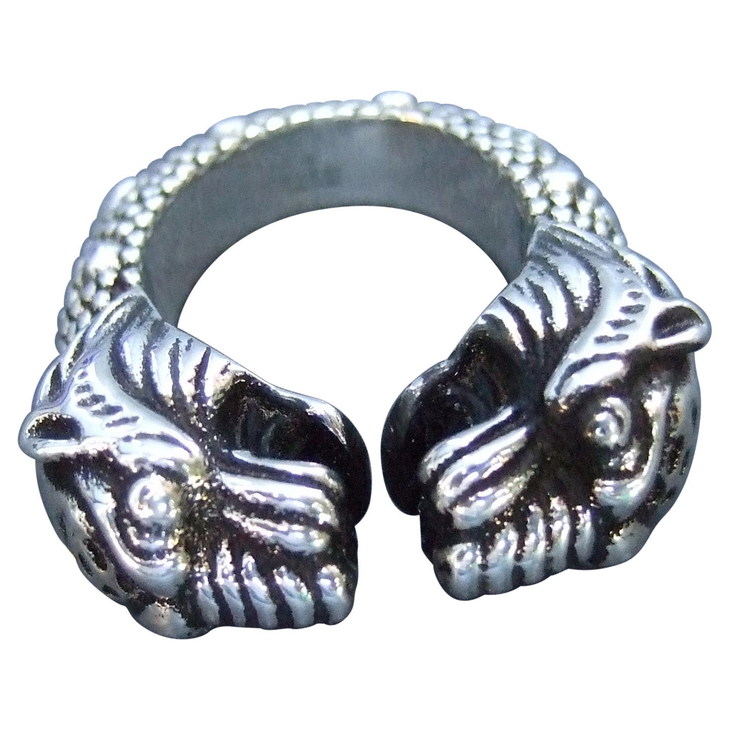 Gucci Sterling Silver Ring in Gucci Box Size 7 21st c