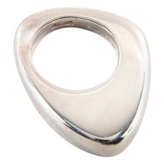 Gucci Sterling Silver Ring, Size 5