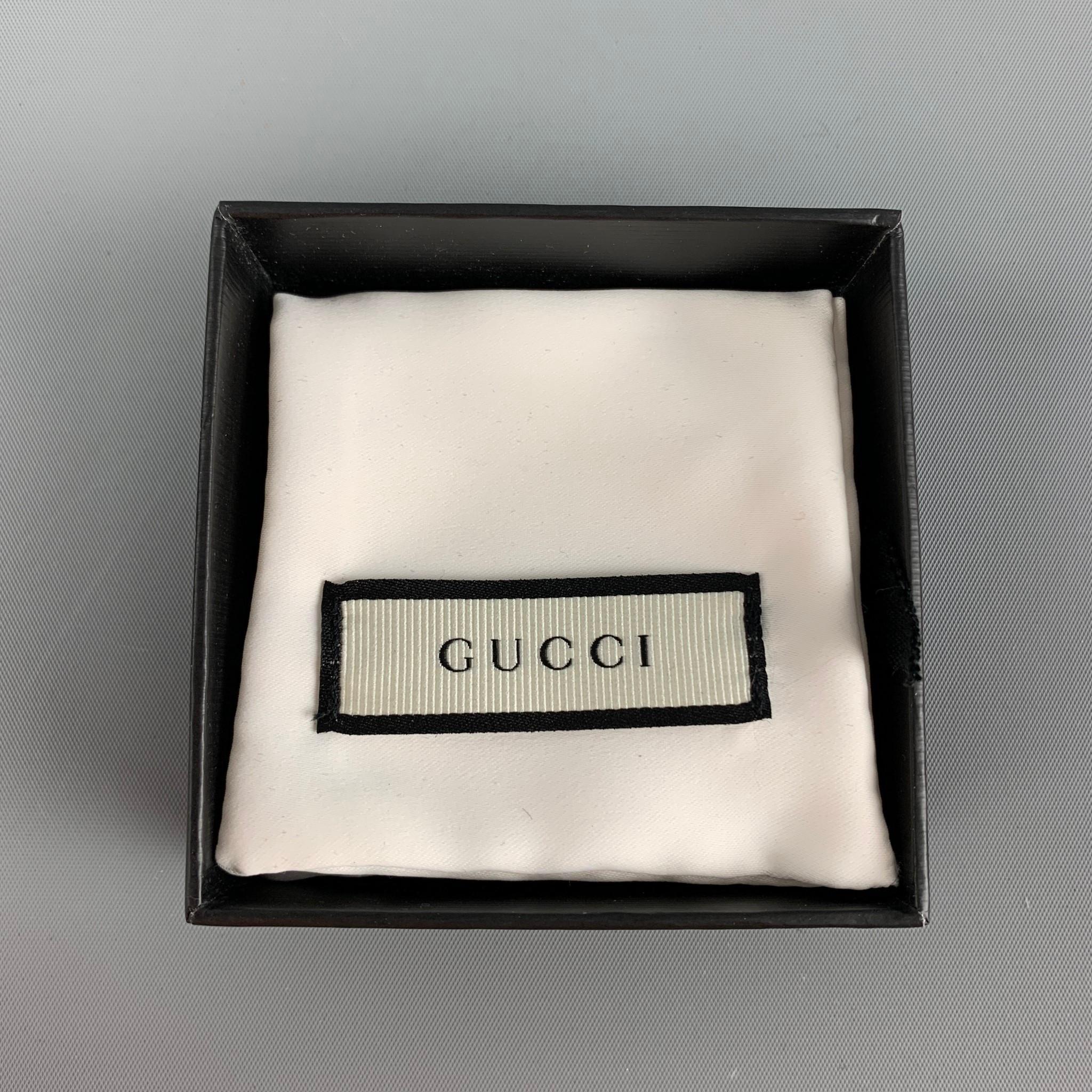 GUCCI Sterling Silver Snake Motif Money Clip In New Condition In San Francisco, CA