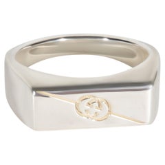 Gucci-Ring aus Sterlingsilber mit Markenzeichen