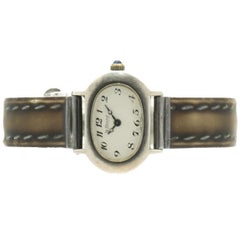 Gucci Sterling Silver Vintage Dress Watch