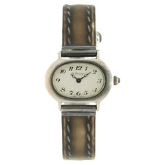 Gucci Sterling Silver Used Dress Watch