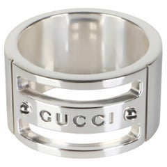 Gucci Sterling Silver Wide Ring