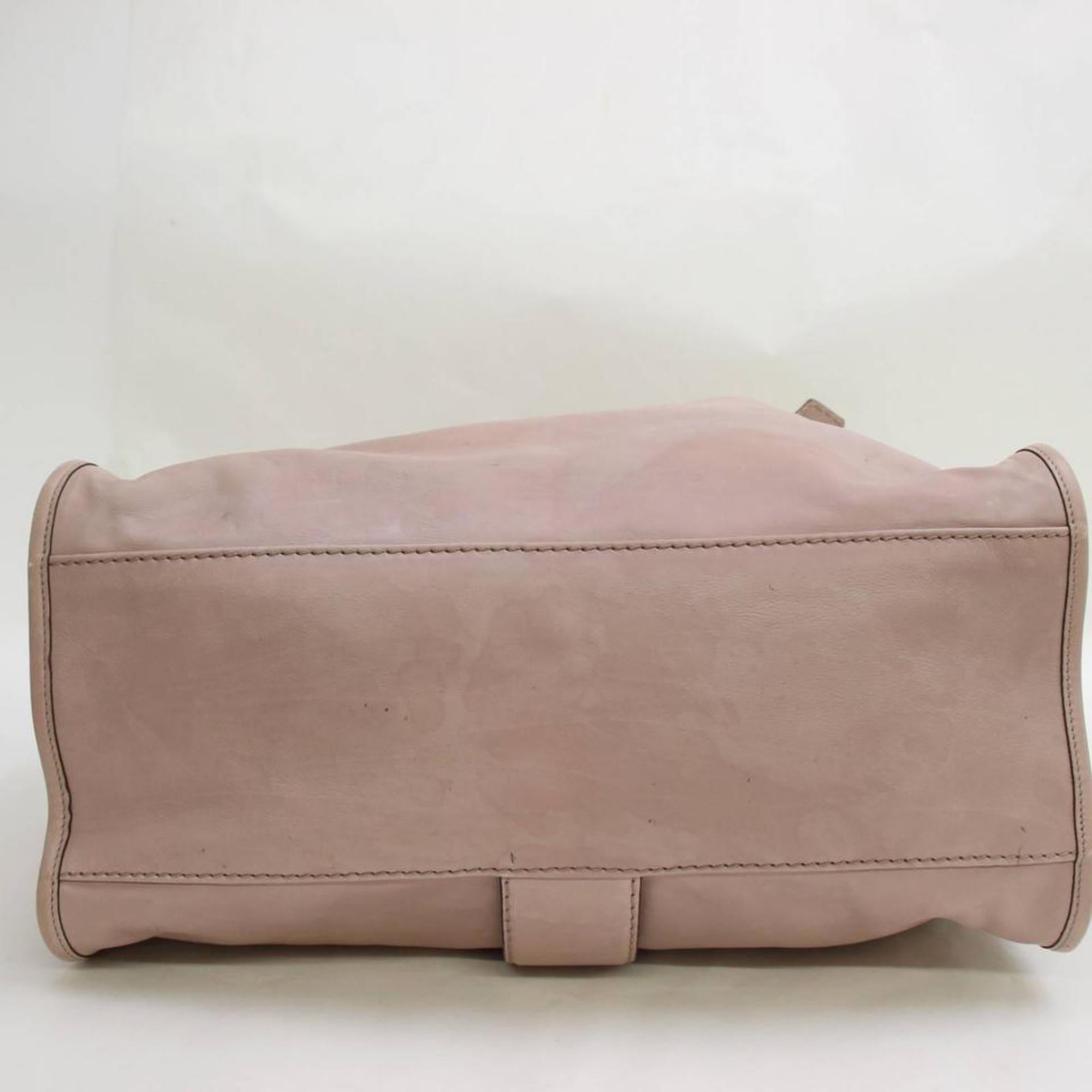 Gucci Stirrup Brocade Hobo 867302 Pink Leather Shoulder Bag For Sale 4