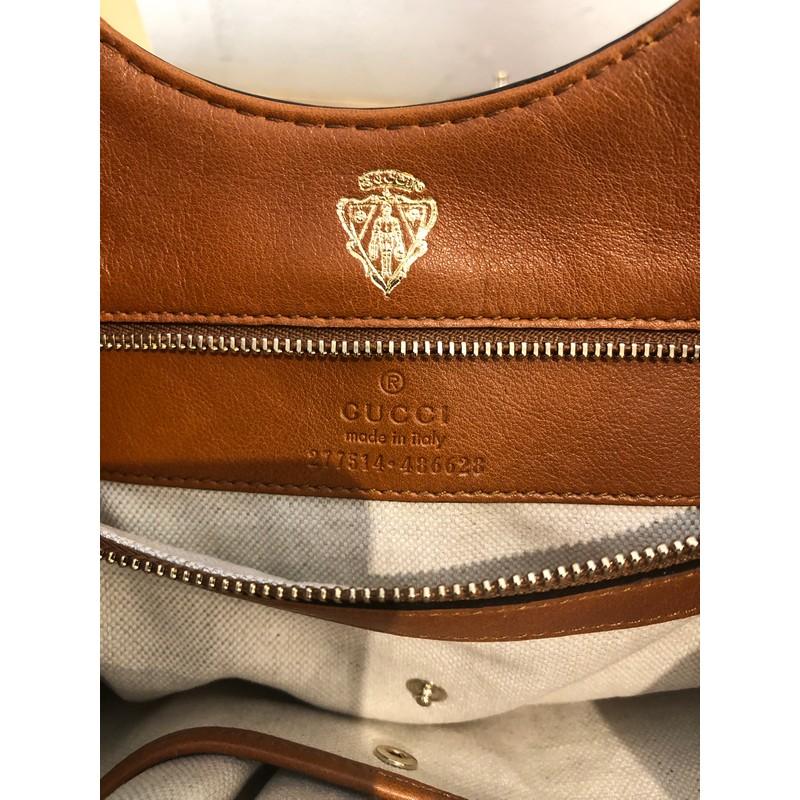 Gucci Stirrup Top Handle Bag Leather Large at 1stDibs | gucci stirrup ...
