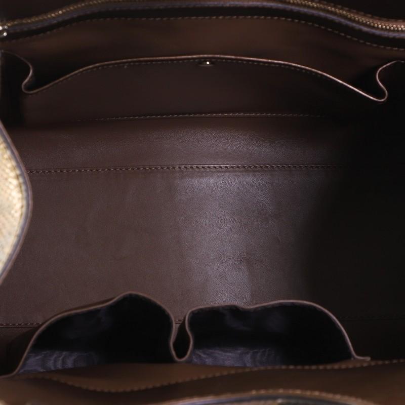 Gucci Stirrup Top Handle Bag Python Large In Good Condition In NY, NY