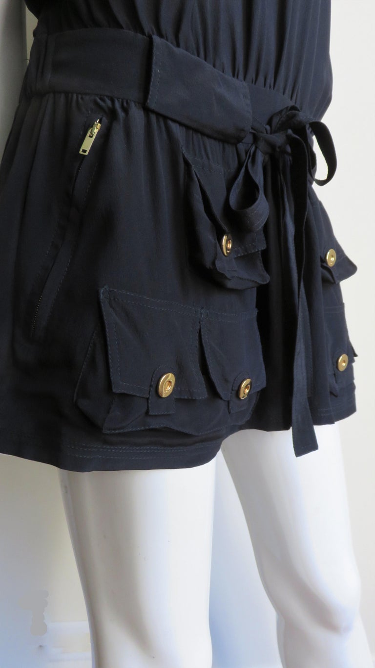 silk strapless romper