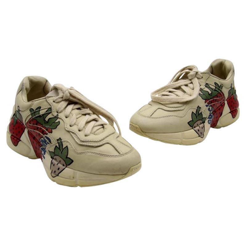 Gucci Strawberry Fields Dad 35 Monogram Rhyton GG Sneakers GG-0228N-0056